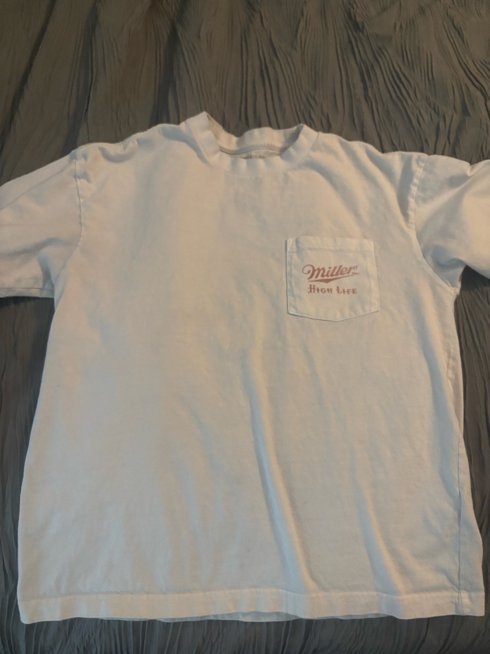 American Eagle Outfitters White Boxy Tee with Black Print